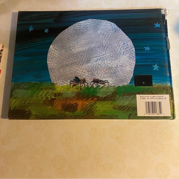 Vintage Eric Carle book & finger puppet lot The very quiet cricket hardcover - Picture 8 of 13